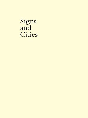 cover image of Signs and Cities
